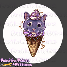 Load image into Gallery viewer, Kitty Cones PNG (variety of colors)
