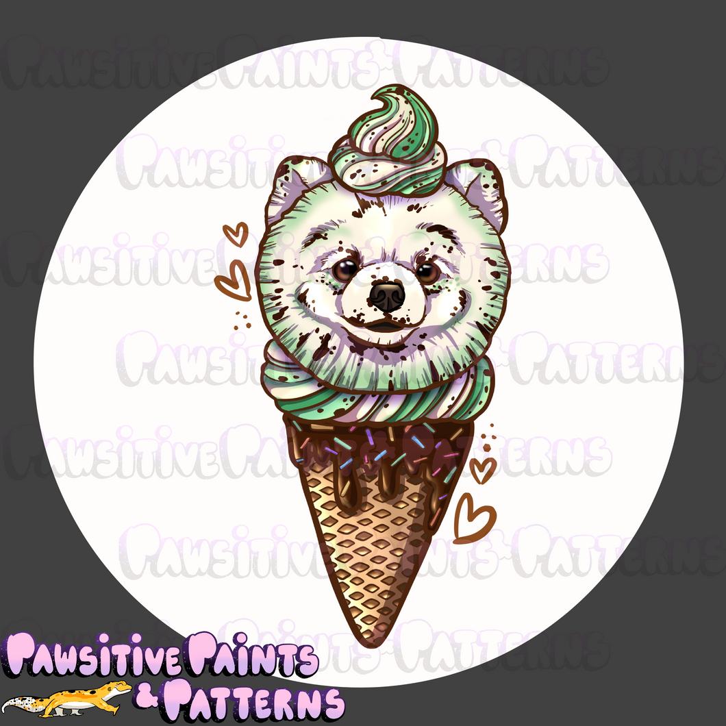 Pup Cone PNGs (multiple breeds)