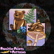 Load image into Gallery viewer, Grizzly Wilderness PNG
