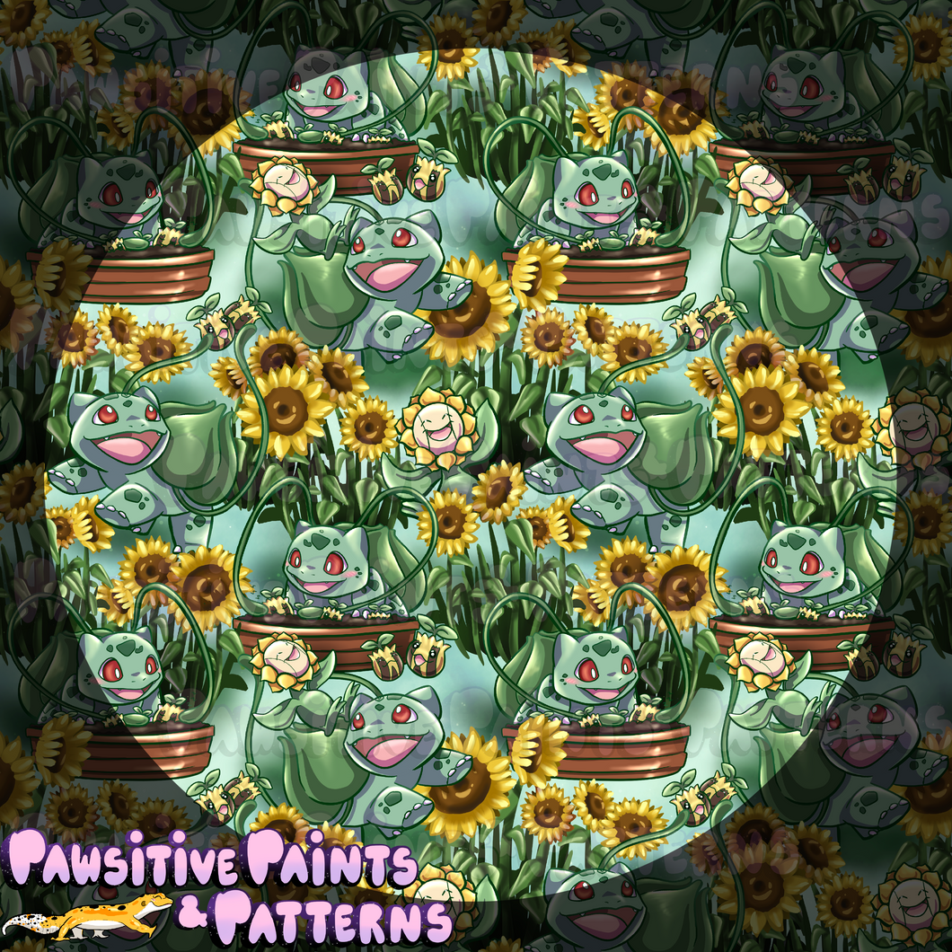 Poke Adventure: Sunflower Days Seamless