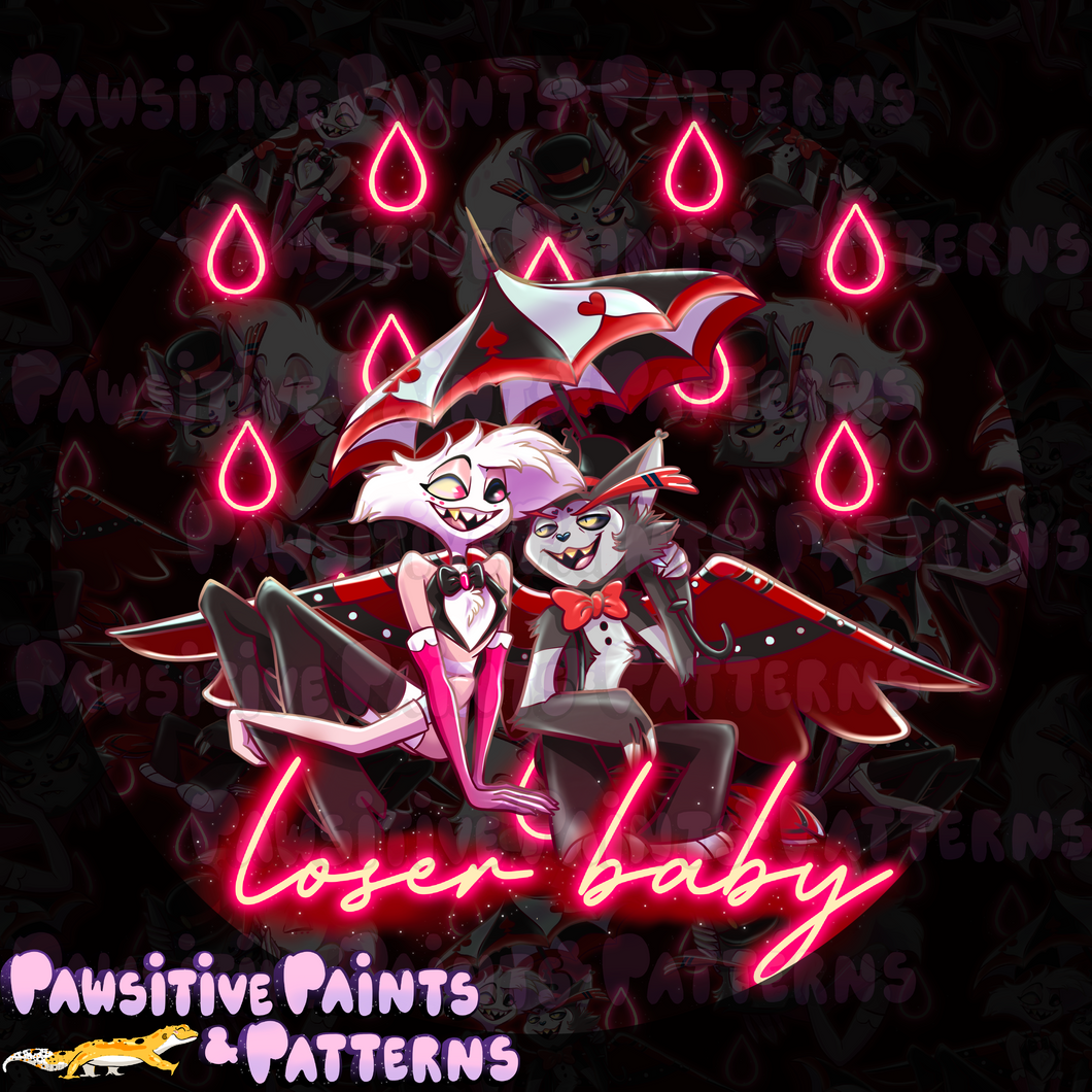 Red Loser Baby PNG