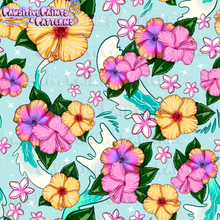 Load image into Gallery viewer, Dolphin Floral Florida Line Coordinating File
