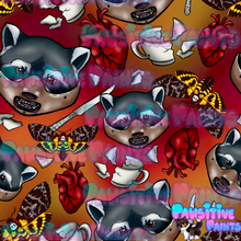 Load image into Gallery viewer, Raccoon Cannibal Seamless
